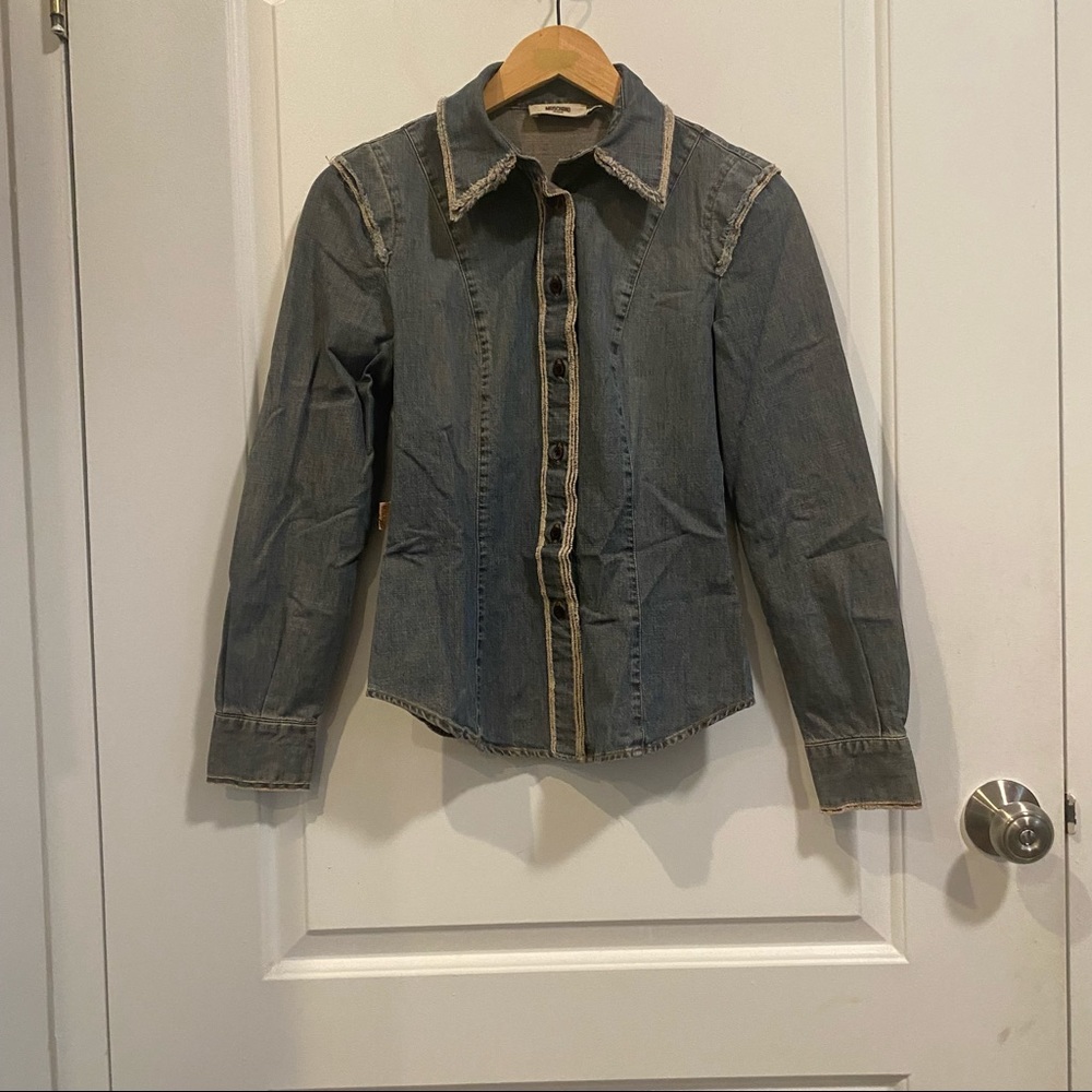 Moschino Jeans Vintage Chambray Shirt - Picture 2 of 3